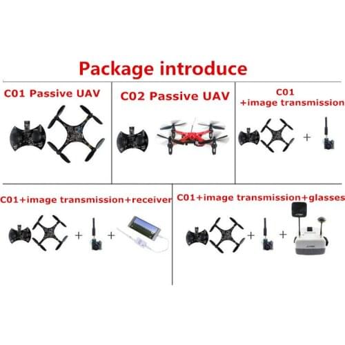 Open source UAV four-axis mini Aircraft Development Board diy Programmable Passive UAV/ Image Transmission Mini Drone Demo Board