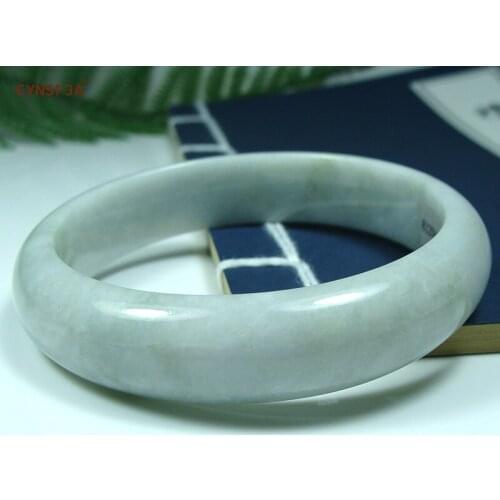 CYNSFJA Real Certified Natural Grade A Burmese Jadeite Women' Jade Bracelet Bangle 60mm High Quality Fine Jewelry Best Gifts