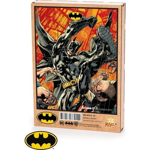King Of Puzzle Batman - Batman Vs Gouken Wooden Puzzle 204 Parts