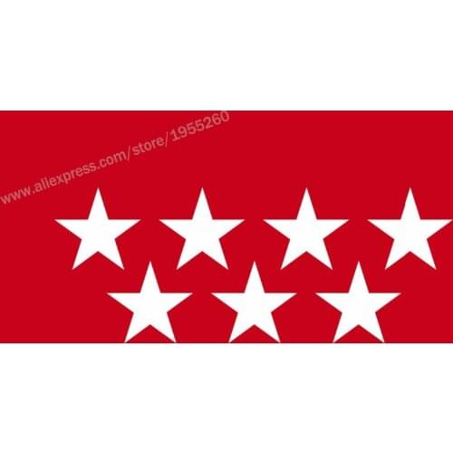 Flag of Madrid 3 x 5 FT 90 x 150 cm Spain Provincial Flags Banners