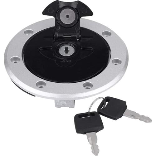 Fuel Cap, Motorcycle Fuel Gas Cap Tank Cover with 2 Keys for Kawasaki ZXR750 ZX-11 ZZR1100 GPZ1100