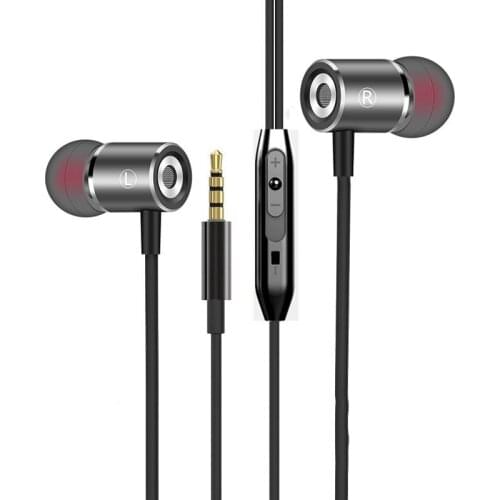 Hot-Earphone Magnetic Wire-Controlled Mobile Phone Headset With Microphone Music Headset