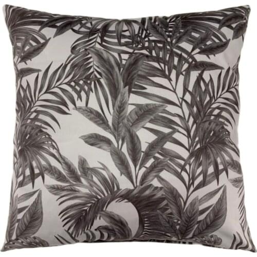 Throw Pillowcase Digital Printing Home Decor Velvet Tropical Leaves Printed Cushion Cover