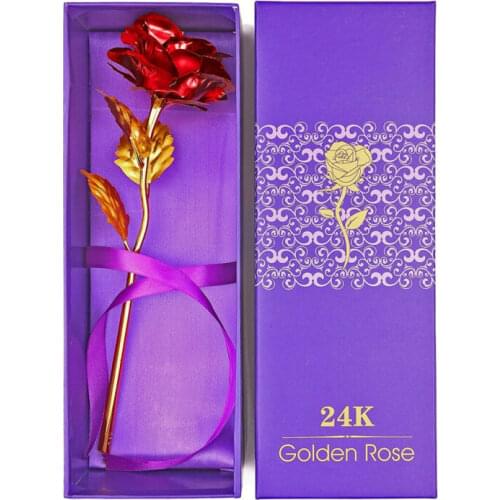 NEW 2020 Gold-plated rose dip decoration Mothers Day Valentines Day Lovers' Gifts