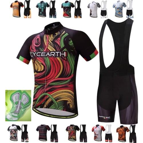 New Cycling Jersey Set Mens Summer Style Short Sleeve Cycling Clothing Sportswear Outdoor Mtb Ropa Ciclismo Bike Wear