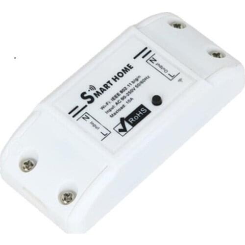 APP remote control supports Google Assistant voice control WIFI smart switch on/off AC 90V-250V 10A interrupter