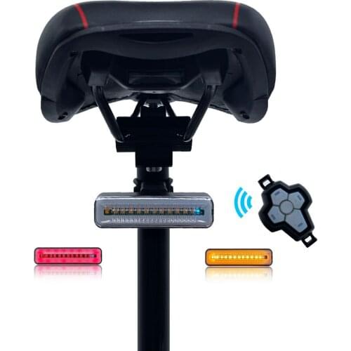 BeFunS Bicycle Running Water Turn Signal Intelligent Wireless Remote Control Tail Light LED Waterproof Light Night Warning Light