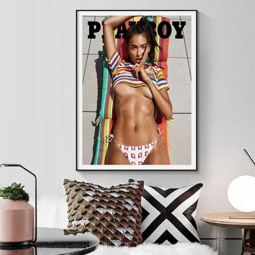 Supermodel Kelly Gale Poster Adult Magazine Cover Modern Photography Prints Fashion Wall Picture Decoration Canvas Painting
