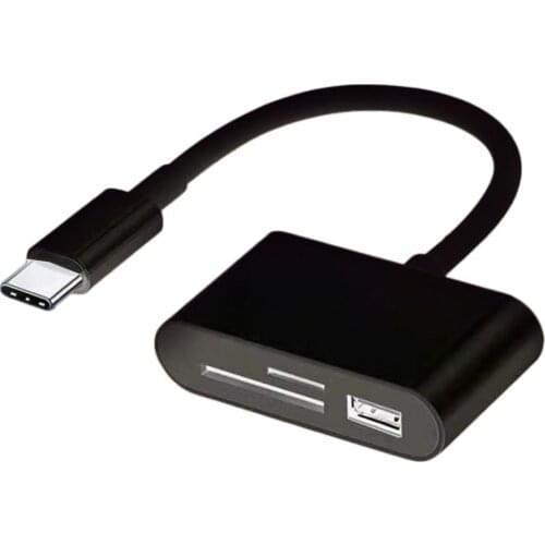SD Card Reader USB C Card Reader 3 In 1 USB 2.0 TF Mirco SD Smart Memory Card Reader Type C OTG Flash Drive Cardreader Adapter