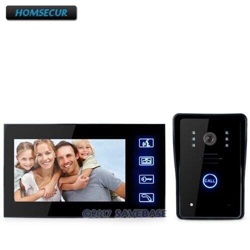 HOMSECUR 7" Video Door Phone Intercom Doorbell Home Security Camera Monitor Night Vision