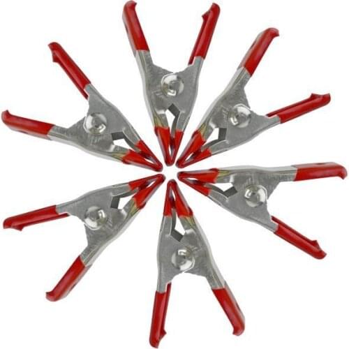 10PCS Metal Spring Clamps 2" Clip Soft Plastic Tips Grip Photos Craft