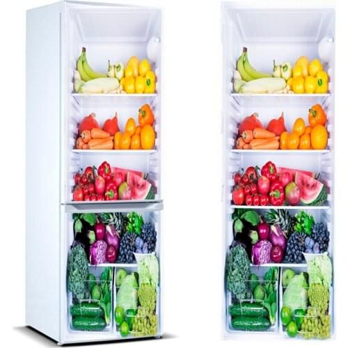 3D Fridge Sticker Refrigerator Inner Fruits Dishwasher Door Cover Kitchen Home Decoration Accessories Modern 3d Wall Stickers