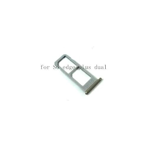 50pcs For Samsung S6 G920 / S6 Edge G925 S6 Edge Plus G928F SIM Card Tray Holder Slot Replacement parts Gold Silver Grey
