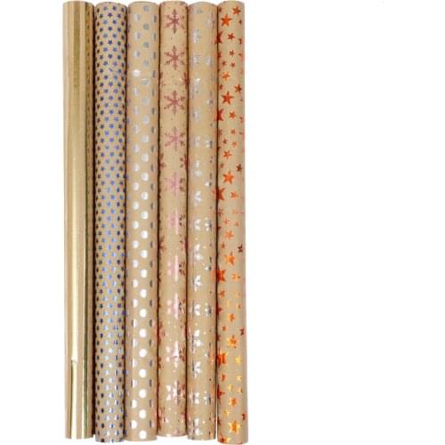 6Pcs Gift Wrapping Paper Sheets Chic DIY Book Cover Papers Gift Packing Papers Party DIY Decorations