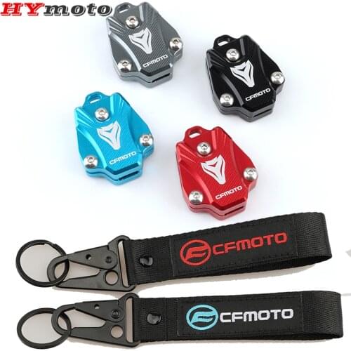 For CFMOTO CF650 650NK 400NK 250NK 400GT 650MT Motorcycle Accessories Key Case Protective Cover & Embroidery Keychain Key Ring
