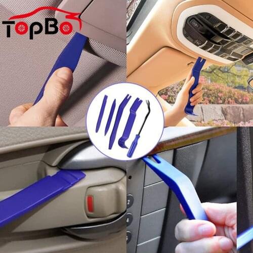 Automobile No-Scratch Pry Refit Repair Kit Car Disassembly Dashboard DVD Stereo Door Clip Panel Trim Removal Tool Kits