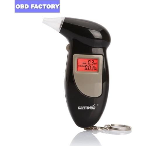 LCD Digital Alert Breath Alcohol Tester Professional Police Alcohol Detector alcohol tester professional digital breathalyzer