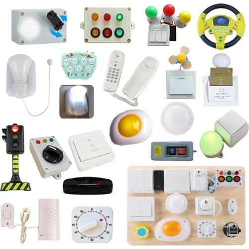 Baby Toy Montessori Children Busy Board DIY Toy Accessories Sensory Activity Homemade Kids Early Educational Toys Christmas Gift