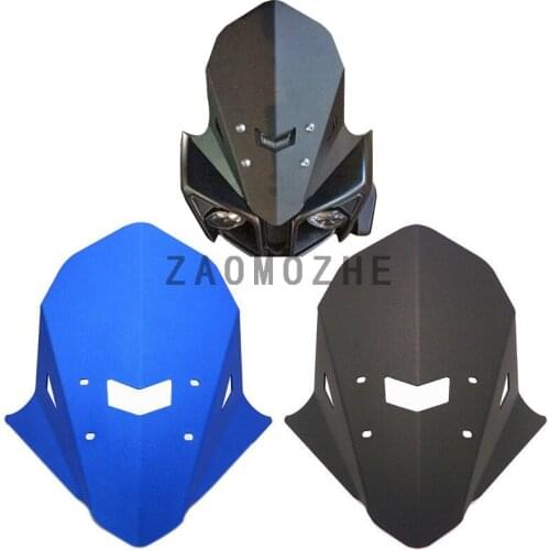 For Yamaha MT-10 MT10 MT 10 2016-2017 Aluminum Anodized Windshield Windscreen Upper Mount Black Blue 100% Brand New