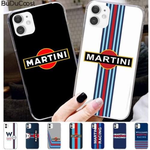 Martini racing Phone Case For iphone 11 Pro11 Pro Max X XS XR XS MAX 8plus 7 6splus 5s se 7plus case