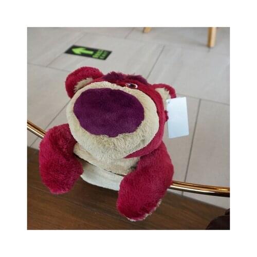 Disney 50CM Lotso Bear 84123 Fashion Anime Stuffed Plush Dolls Cartoon Doll Toy Baby Kids children Birthday Gift