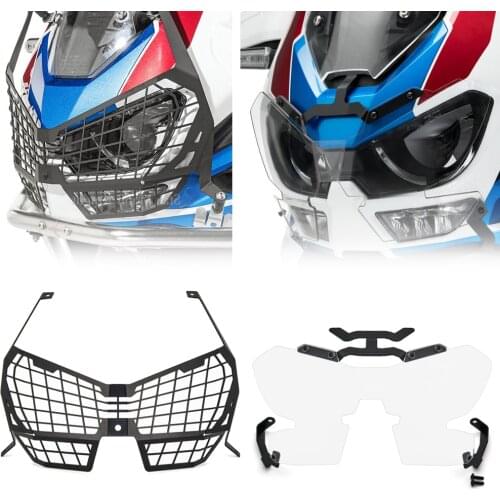 For Honda Africa Twin CRF1100L CRF 1100 Adventure Sports Motorcycle Headlight Head Light Guard Protector Cover Protection Grill