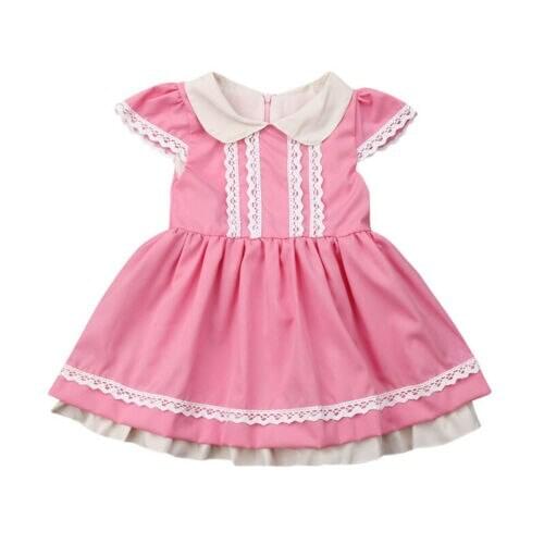 Girl Dress Baby Dress Party Cotton Blend Tutu Flower Girls Wedding Prom Bridesmaid Dresses