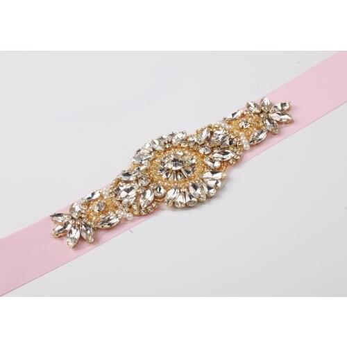 Wedding rhinestone wasit belt chain waistbelt for women dresses