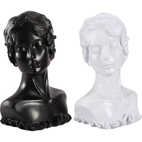 Necklace Earring Display Bust Chain Holder Mannequin for Women Trade Shows