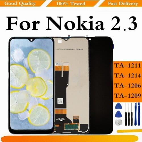Original Display For Nokia 2.3 LCD Display Touch Screen Digitizer Assembly For Nokia 2.3 TA-1206 LCD TA-1211 TA-1214 TA-1209