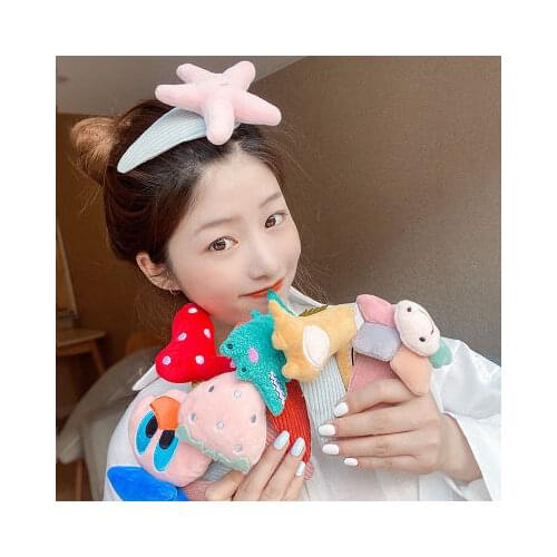 1pcs Large Face Wash Bangs Hair Clips for Women Makeup Hairpin Headdress Cartoon Fruit Barrettes Hairgrip Hair Jewelry