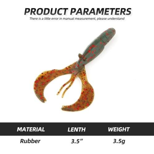 10Pcs Silicone fishing soft lure plastic shrimp lure 75mm/3.3g Wobblers Crankbaits for Carp Artificial Baits Worm Soft Lures