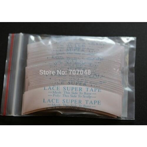 20 bags./lot super qualtiy Free shipping 36pc/lot , high quality lace super tape for toupees /mens wig