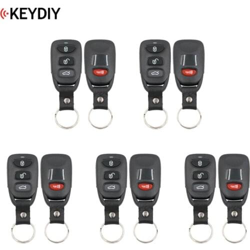 5 PCS, Original 3+1 Buttons Universal KEYDIY B09-4 Remote Control Key B-Series for KD-X2 KD900 KD900+,URG200 Key Machine
