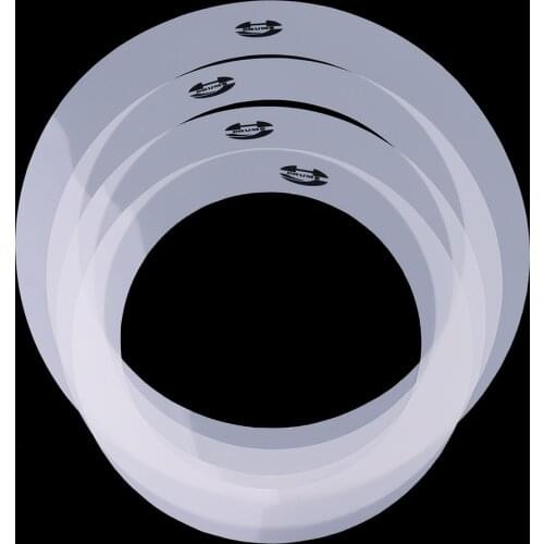 4 Pieces Drum Dampening Control Rings Musical Percussion Instrument Parts