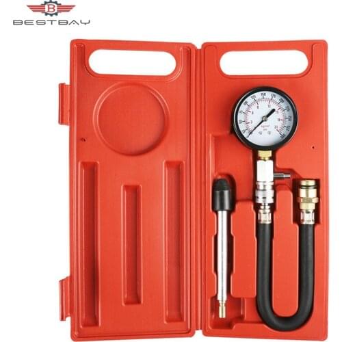 Auto Car Pressure Gauge Motorcycle Petrol Gas Engine Cylinder Compression Gauge Car Meter Test Leakage Diagnostic Tool