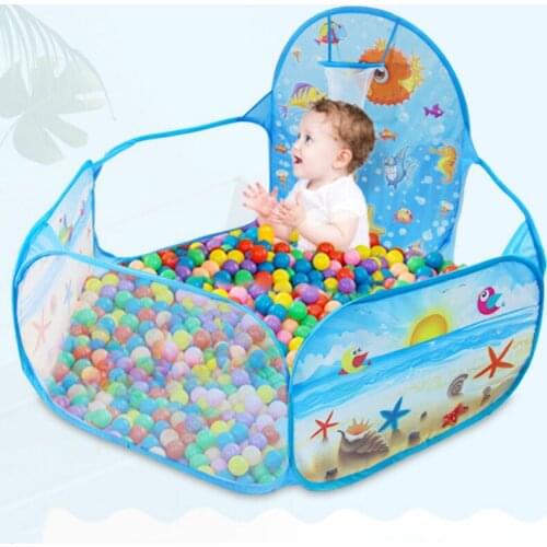 Safe Foldable Playpens Portable Baby Fence Children Outdoor Indoor Ball Pool Play Tent Kids Game Pool of Balls for Kids Gifts