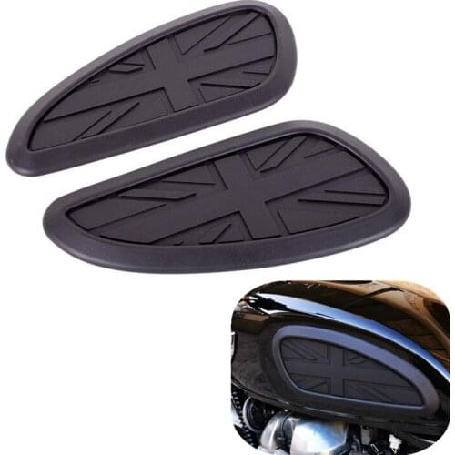 Cafe Racer Universal Motorcycle Gas Fuel Tank Rubber Sticker Protector Knee Tank Pad Side Gas Knee Grip Protector