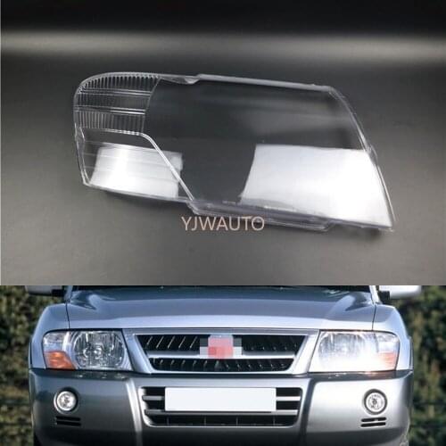 Headlight Covers For Mitsubishi Pajero V73 V75 V77 2003~2011 Headlamp Lens Car Replacement Clear Auto Shell