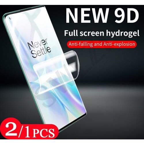 2/1Pcs cover for oneplus Nord N10 N100 6 6T 7 7T 8 8T plus 9 pro 9E 9R hydrogel film Not Glass screen protector protective film