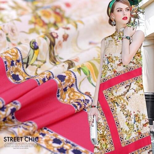 Dunhuang Murals Natural Pure Ramie Linens Cloth Fabric Summer Thin Chinese Style Robe Dress Tissu Diy Sewing B255