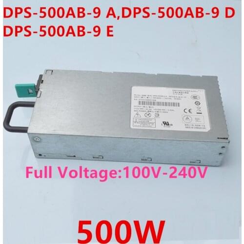 New PSU For Delta 500W Power Supply DPS-500AB-9 A DPS-500AB-9 D DPS-500AB-9 E