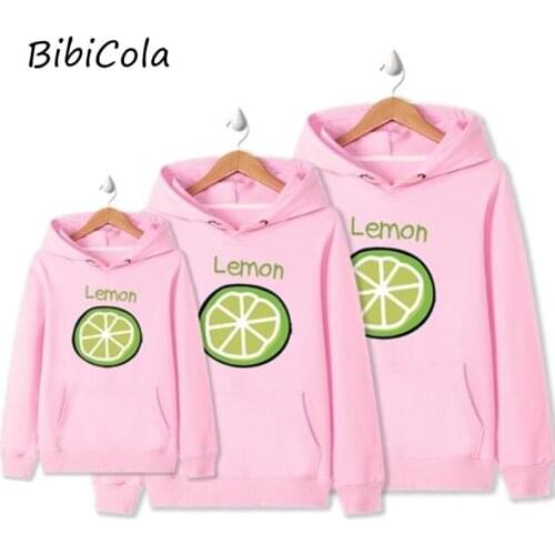Parent-child clothing autumn clothing solid color printing trend a family of three sweaters foreign sweater spring and autumn