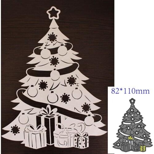 Metal cutting dies cut die mold Christmas tree decoration Scrapbook paper craft knife mould blade punch stencils dies