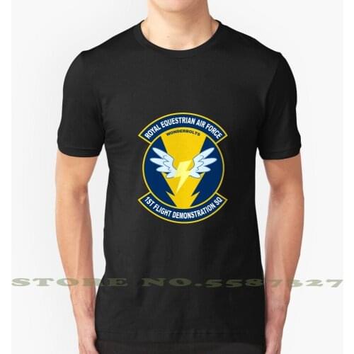 Wonderbolt Squadron Shirt ( Large Patch ) Cool Design Trendy T-Shirt Tee Mlp Ponies Rainbow Dash Wonderbolts Equestria Air
