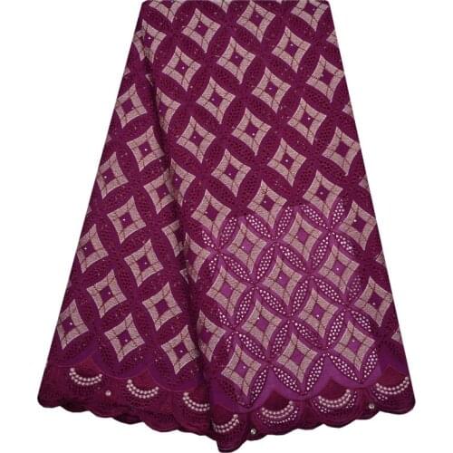 Swiss Voile Lace In Switzerland High Quality 2018 African Swiss Voile Lace Cotton Eyelet Fabric For Nigeian Women 5 Yards F1183