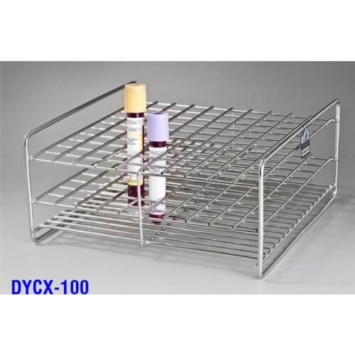 Blood Collection Tube Rack Stainless Steel Wire ,100 Holes High Quality