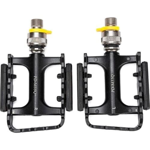Bike Pedal Quick Release Aluminum Alloy Bearing Pedal Suitable for Road Bike Pedals Mountain Bike Pedals