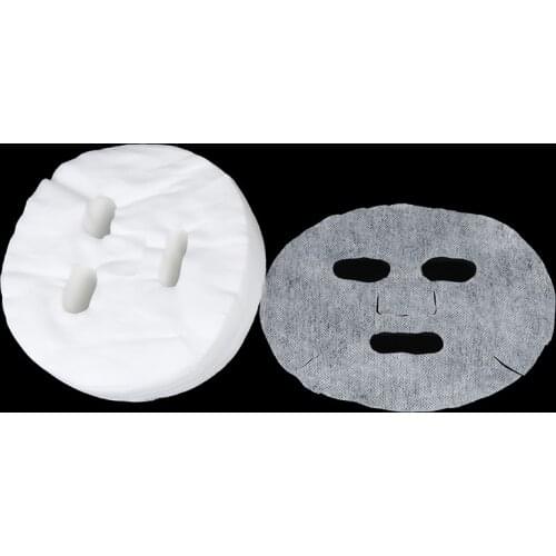 100pcs Face Mask Paper Nature Non-Woven Fabric DIY Facial Masque Sheet