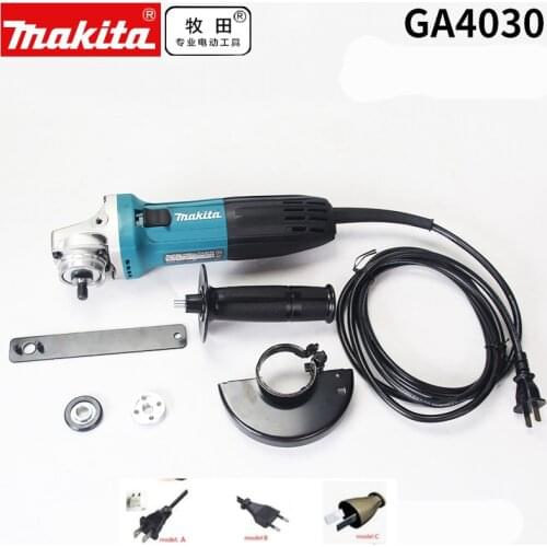 220-240V Makita 4 in. 100MM Slide Switch Angle Grinder